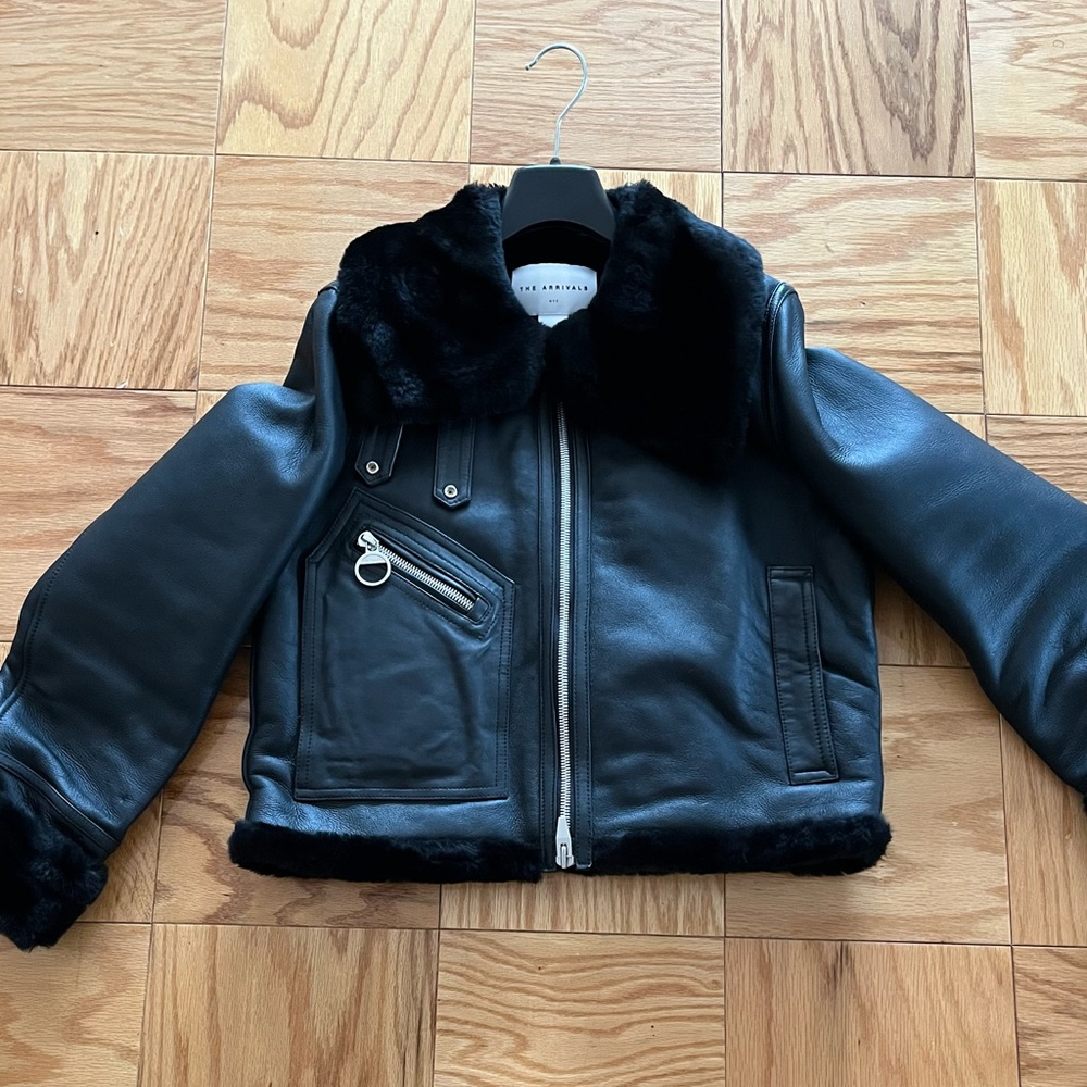 Short Shearling Jacket from The Arrivals.